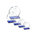 2021 New Design Optical K9 Blank Circle Crystal Glass Trophy Personality Custom Crystal Award Trophies